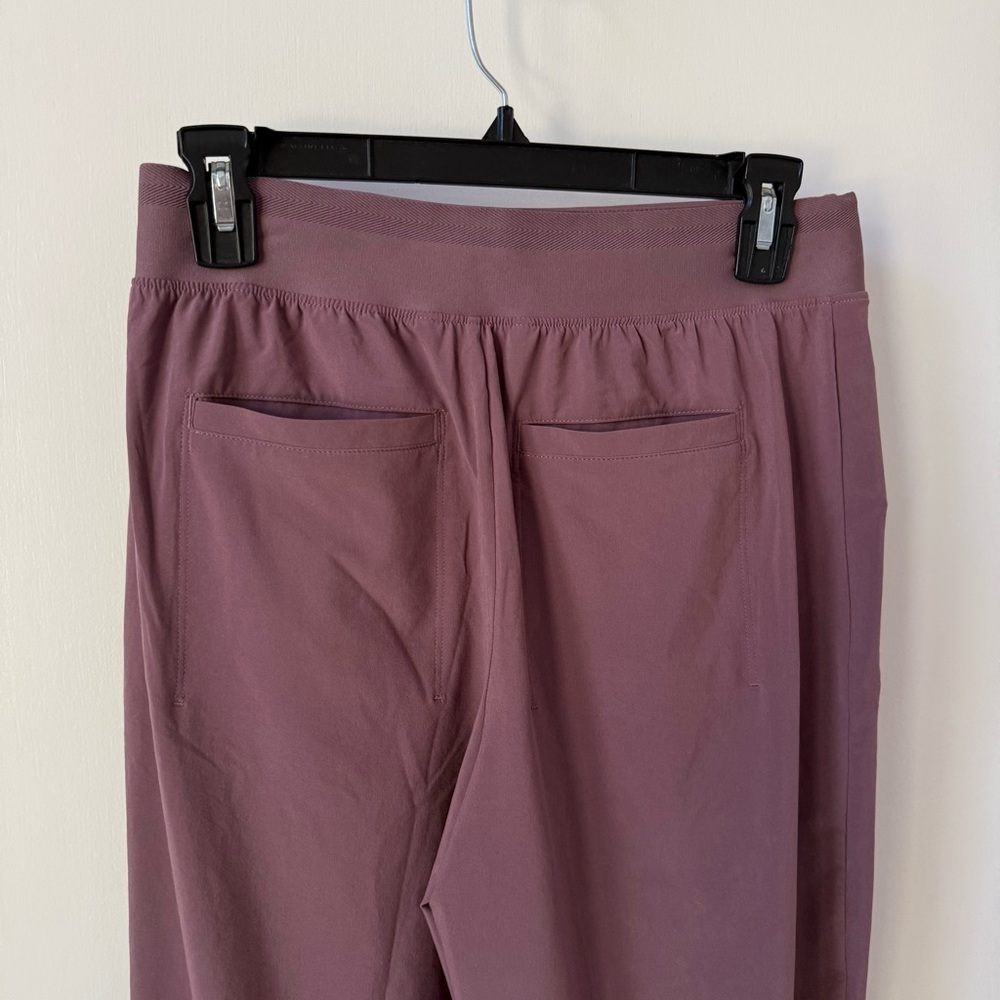 Athleta Brooklyn Heights High Rise Pleated Wide Leg Pant in Damask Mauve - Picture 8 of 13